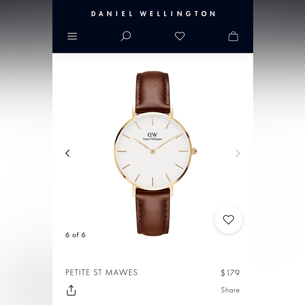 Daniel Wellington Women’s Rose Gold Leather Watch 32mm
